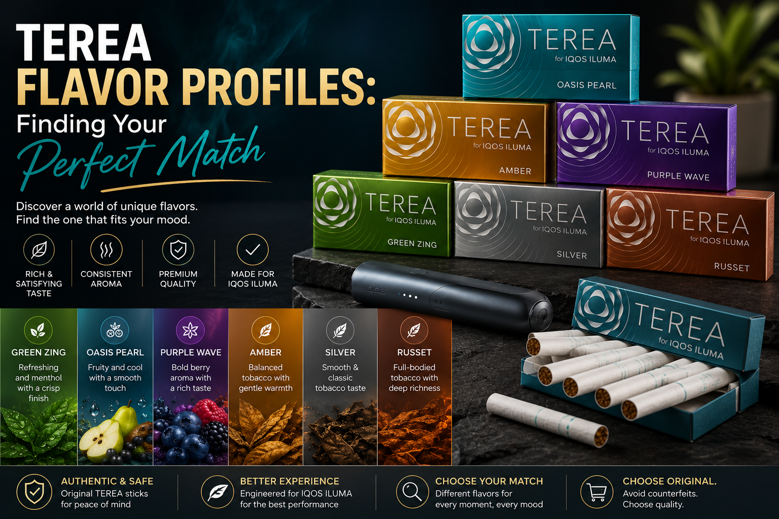TEREA Flavor Profiles: Finding Your Perfect Match