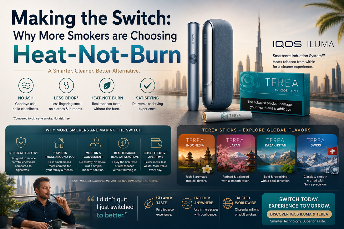 Making the Switch: Why More Smokers are Choosing Heat-Not-Burn