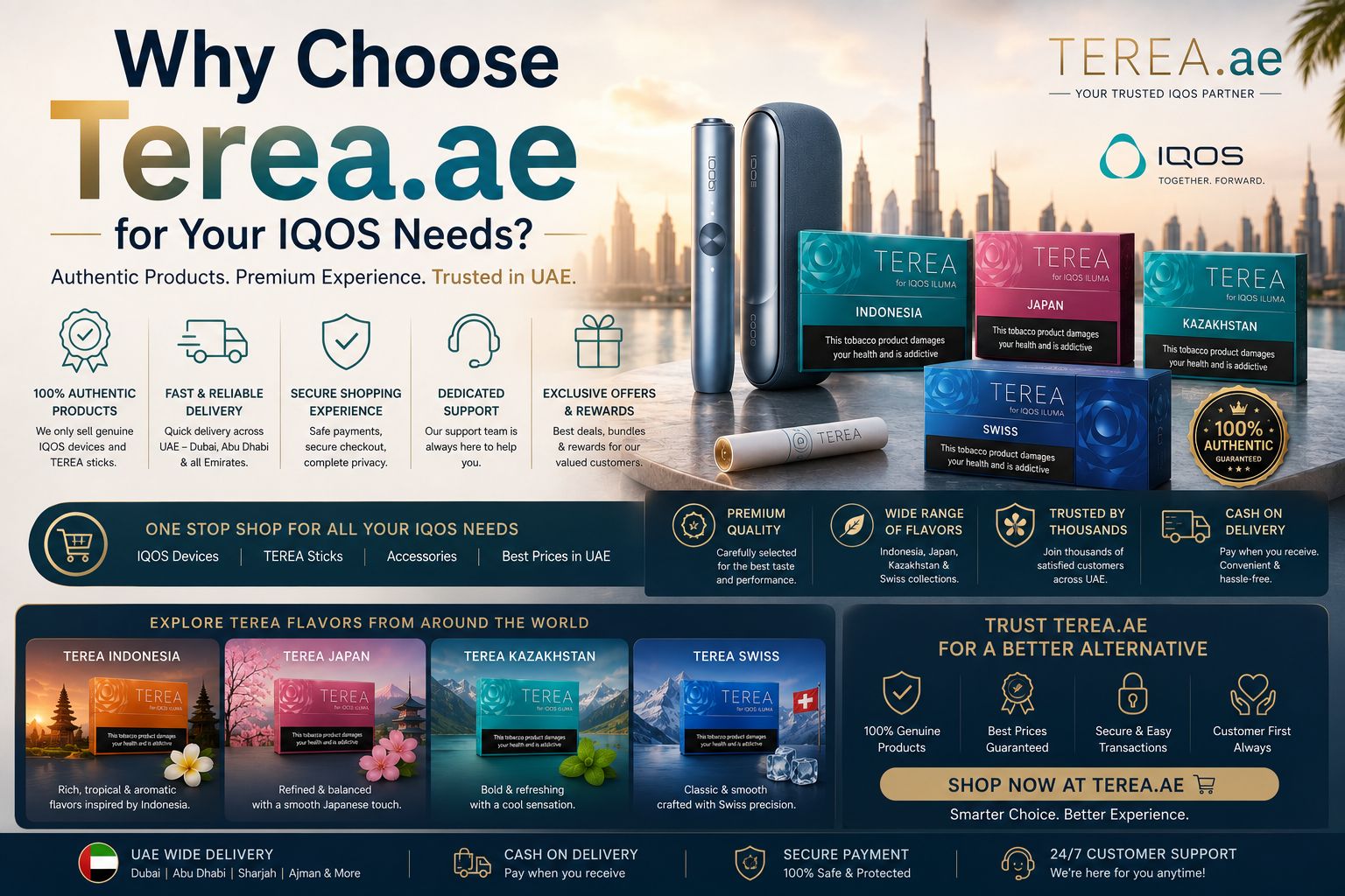 Why Choose Terea.ae for Your IQOS Needs?