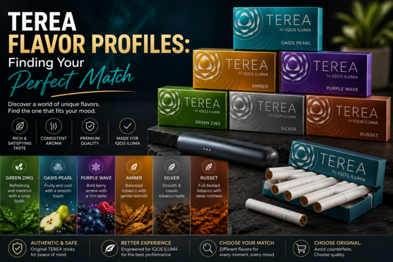 TEREA flavour profiles guide for finding your perfect match