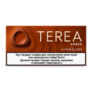 TEREA Amber Kyrgyzstan heated tobacco sticks pack for IQOS ILUMA