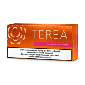 TEREA Amber Uzbekistan heated tobacco sticks pack for IQOS ILUMA