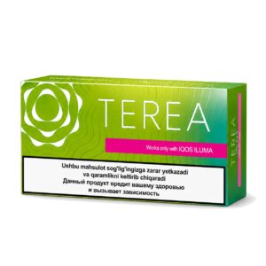 TEREA Green Zing Uzbekistan heated tobacco sticks pack for IQOS ILUMA
