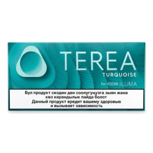 TEREA Turquoise Kyrgyzstan heated tobacco sticks pack for IQOS ILUMA