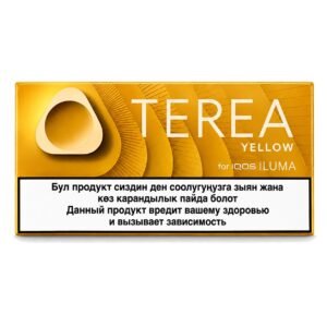TEREA Yellow Kyrgyzstan heated tobacco sticks pack for IQOS ILUMA