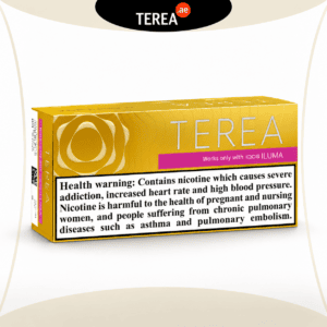 IQOS TEREA Yellow Italy yellow heated tobacco stick pack for IQOS ILUMA with nicotine warning