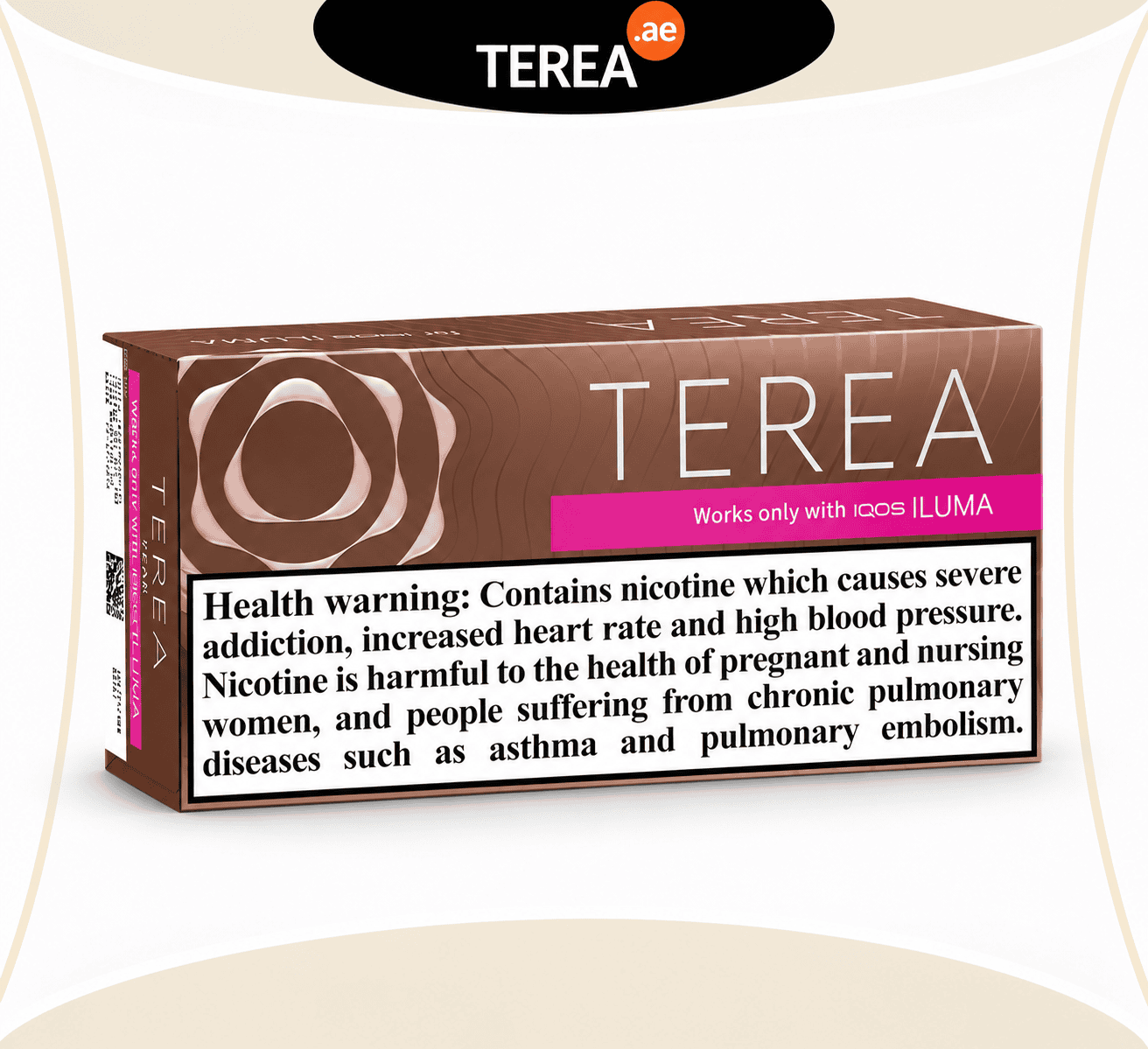 IQOS TEREA Teak Italy brown heated tobacco stick pack for compatible IQOS ILUMA devices